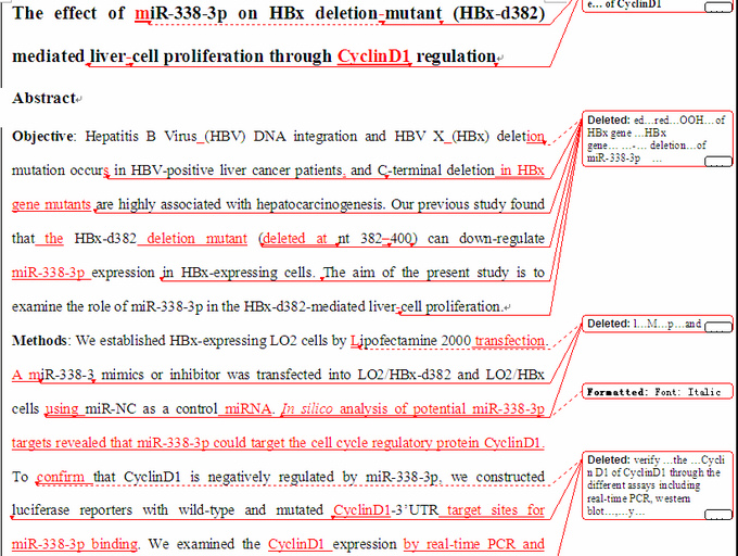 SCI论文英语润色范例,发表PLoS ONE
