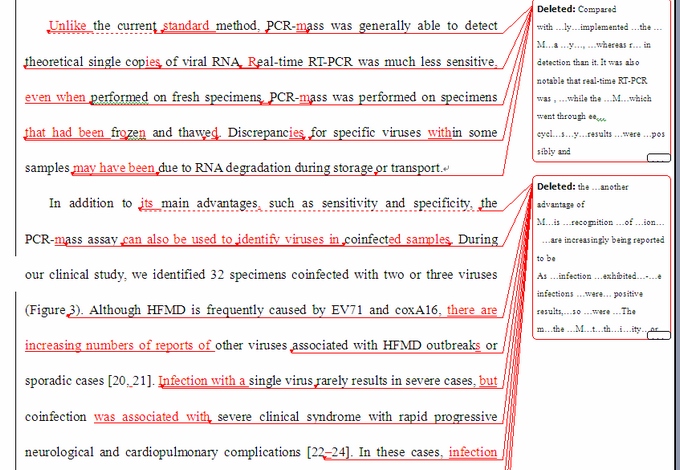 SCI论文英语润色范例,发表PLoS ONE