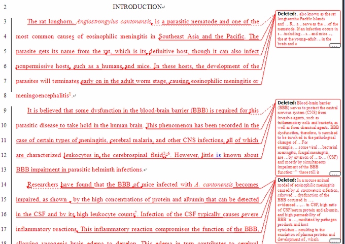 SCI论文英语润色范例,发表PLoS ONE